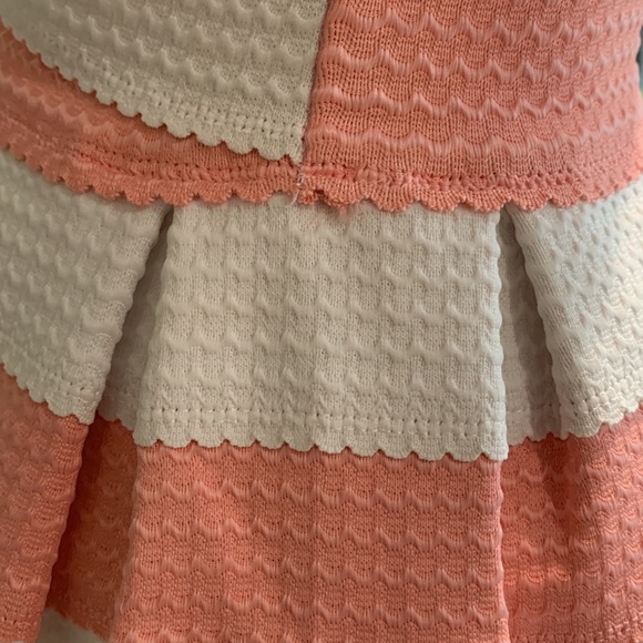 B. Darlin Pink And White Strapless Sundress - Picture 4 of 6